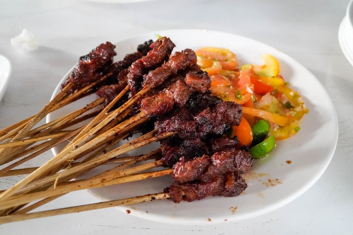 Sate Kambing Bumbu Kecap Pedas Manis ala Rumahan